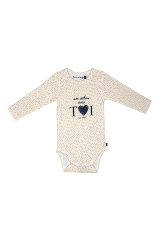 3 bodies Moric - Branco e amarelo - Branco e amarelo