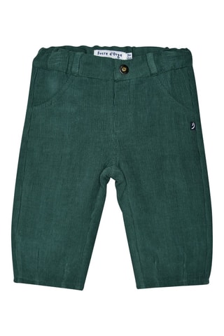 T-shirt e calças - Branco e verde-escuro - Branco