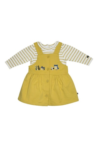 Vestido e t-shirt - Amarelo - Amarelo