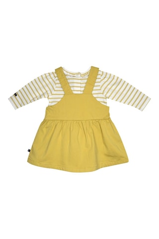 Vestido e t-shirt - Amarelo - Amarelo