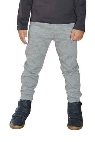 Calças de treino - Cinzento-claro mesclado - Cinzento