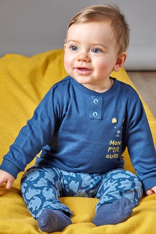 Conjunto de 3 peças - Azul-marinho - Azul-marinho