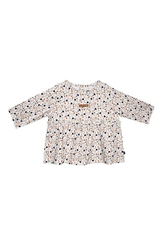 Conjunto de 3 peças - Branco e castanho - Branco