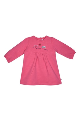 Vestido e leggings - Fúcsia e cinzento - Fúchsia