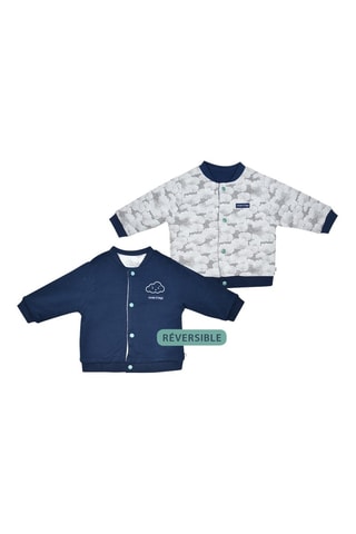 Sweat reversível - Azul-marinho - Azul-marinho