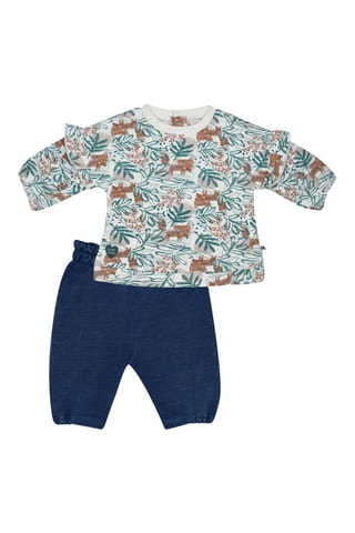 Sweat e calças - Branco - Branco