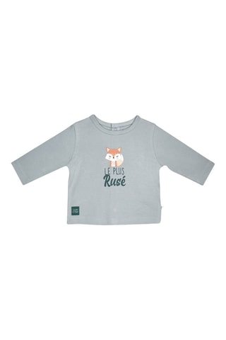 T-shirt e calças - Cinzento - Cinzento