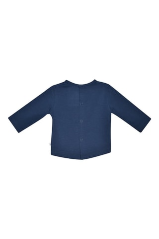 Jardineiras e t-shirt - Verde e azul-marinho - Verde