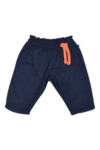 T-shirt e calças - Cru e azul-marinho - Branco