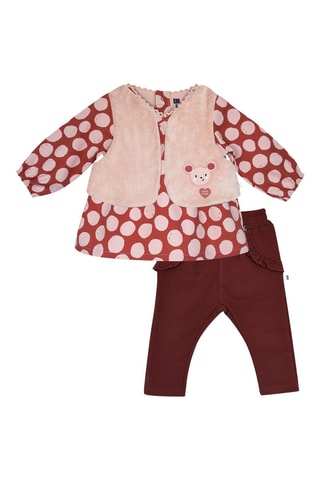 Conjunto de 3 peças - Rosa - Rosa