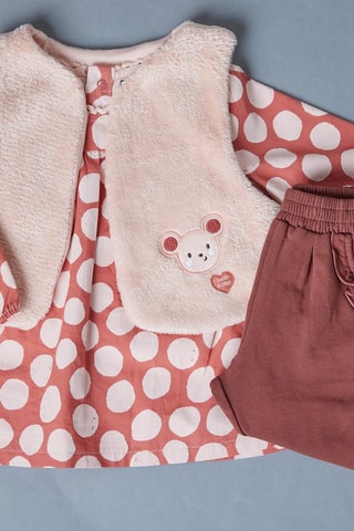 Conjunto de 3 peças - Rosa - Rosa