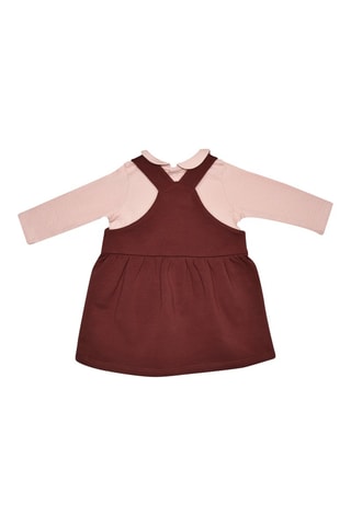 T-shirt e vestido - Bordô - Bordô