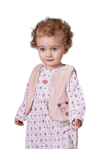 Vestido e casaco de malha - Rosa - Rosa