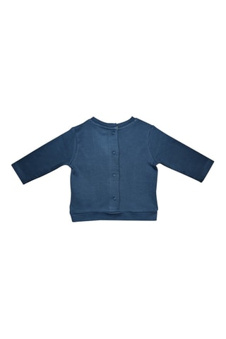 T-shirt e calças - Azul-marinho e mostarda - Azul-marinho