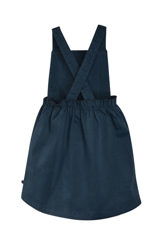 Vestido-jardineiras - Azul-marinho - Azul