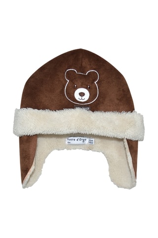 Gorro aviador - Castanho