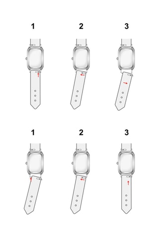 Leren Quartz Horloge - Zwart en Goudkleurig - Frederic Graff