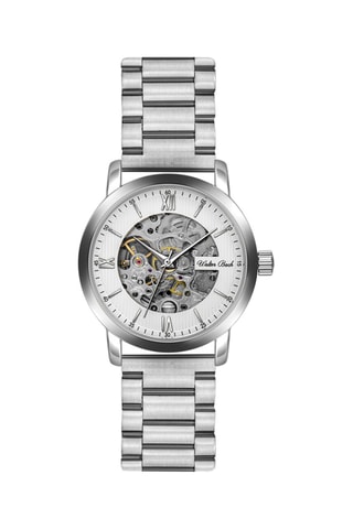 Automatisch Stalen Horloge - Zilverkleurig - Walter Bach