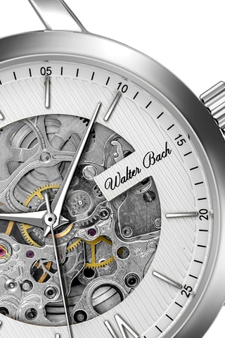 Stalen Automatisch Horloge Zilverkleurig - Walter Bach
