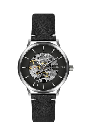 Automatisch Leren Horloge Zwart en Zilverkleurig