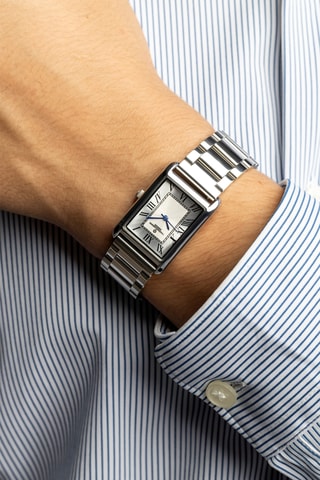 Stalen Quartz Horloge - Zilverkleurig - Frederic Graff