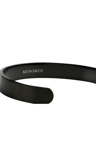 Open Armband  Zwart - Monomen