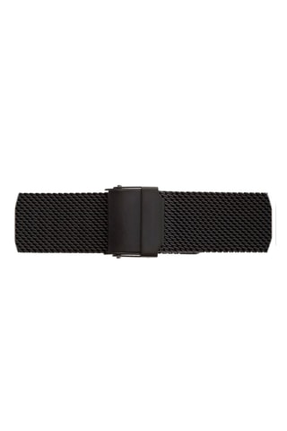 Stalen Quartz Horloge - Zwart en Roségoudkleurig - Frederic Graff