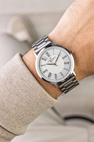 Stalen Quartz Horloge - Zilverkleurig - Frederic Graff