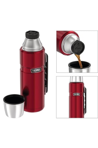 Roestvrijstalen Thermosfles King - 1,2 l