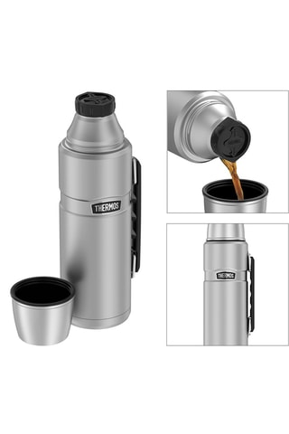 Roestvrijstalen Thermosfles King - 
 1,2 l