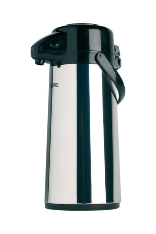 Roestvrijstalen en Borosilicaatglazen Thermoskan en 2 Koffiekopjes - 1,9 l en 2 x 80 ml