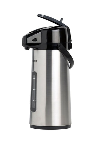 Roestvrijstalen en Borosilicaatglazen Thermoskan en 2 Koffiekopjes - 220 cl en 2 x 80 ml