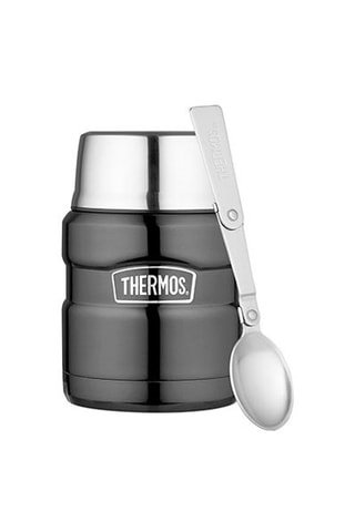 Roestvrijstalen Thermosvershoudbakje en Lepel King - 47 cl