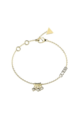 Schakelarmband Tiny Dancer - Goudkleurig en Wit