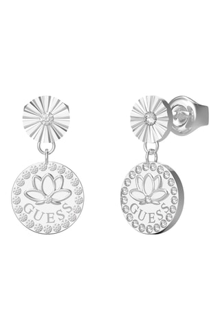 Oorbellen Lotus - Zilverkleurig