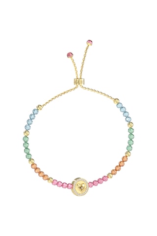 Armband Arm Party - Goudkleurig en Roze