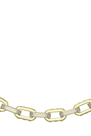 Armband Stylish - Goudkleurig en Wit