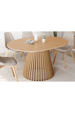 Mesa de comedor extensible Camélia - 110/150 x 75 x 110 cm