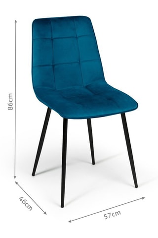 4 sillas Linda - 46 x 86 x 57 cm