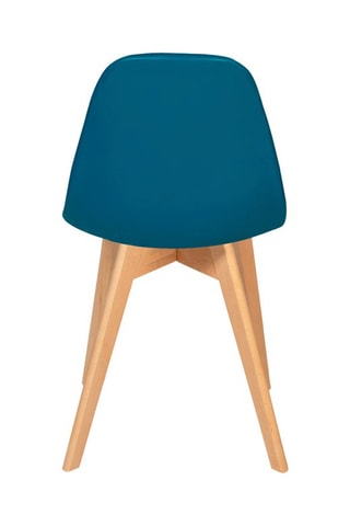 4 sillas Rafaela - Patas de madera de haya - 47 x 86 x 55 cm