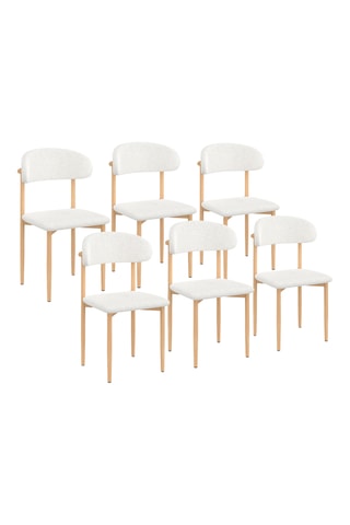 6 sillas Callisto - 48 x 80 x 47 cm