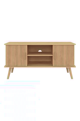 Mueble de TV de 2 puertas Faustine - 110 x 54 x 40 cm