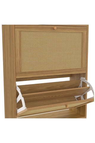 Zapatero Erin de 2 puertas abatibles - 60 x 23,5 x 83,5 cm