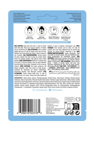 Maschera viso antimperfezioni Animalz Unicorne - 21 ml