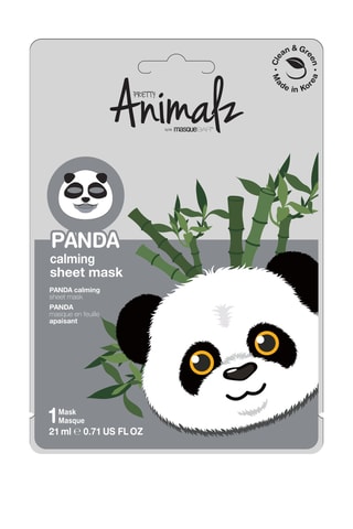 Maschera viso antimperfezioni Animalz Panda - 21 ml