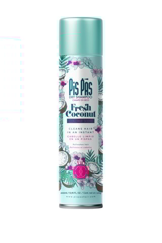 Shampoo secco Fresh Coconut Pis Pas - Tutti i tipi di capelli - 200 ml