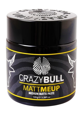 Cera opaca a fissaggio media Crazy Bull Matte Me Up - 100 ml