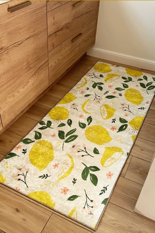 Tapis de cuisine Stampa - Jaune et vert