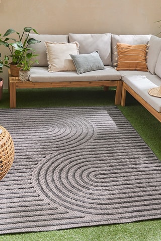 Tapis Santorini - Noir