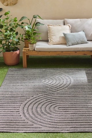 Tapis Santorini - Noir